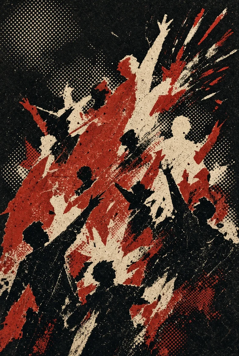 Punk dance explosion — 1-of-1 cover artwork for Dance or Die